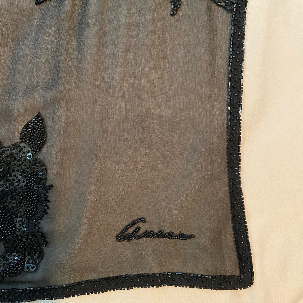 Gucci sequin shawl